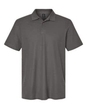 CHARCOAL Gildan 64800 softstyle pique polo
