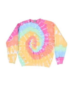 AERIAL Dyenomite 681VR blended tie-dyed crewneck sweatshirt