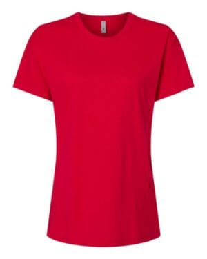 RED Next level 3910 women's cotton relaxed t-shirt