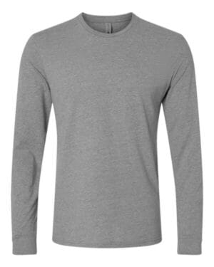 DARK HEATHER GREY Next level 6211 cvc long sleeve t-shirt