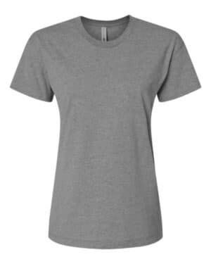 DARK HEATHER GREY Next level 6600 women's cvc relaxed t-shirt
