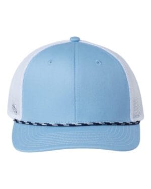 COLUMBIA BLUE/ WHITE The game GB452R everyday rope trucker cap