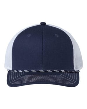 NAVY/ WHITE The game GB452R everyday rope trucker cap