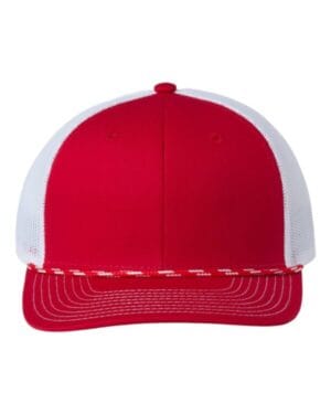 RED/ WHITE The game GB452R everyday rope trucker cap