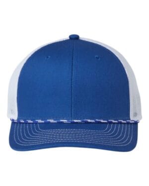 ROYAL/ WHITE The game GB452R everyday rope trucker cap