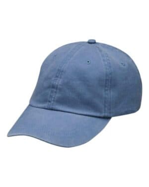 PERIWINKLE Adams headwear LP101 optimum pigment-dyed cap