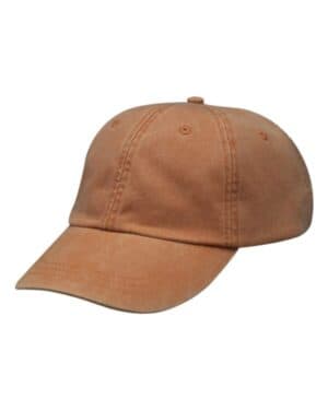 TERRACOTTA Adams headwear LP101 optimum pigment-dyed cap
