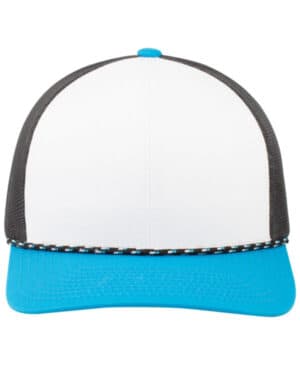 Pacific headwear 104BR trucker snapback braid cap