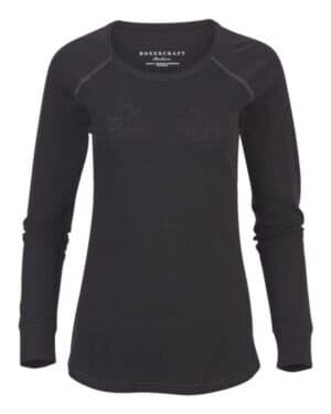 BW3166 women's solid preppy patch long sleeve t-shirt