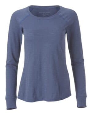 BW3166 women's solid preppy patch long sleeve t-shirt