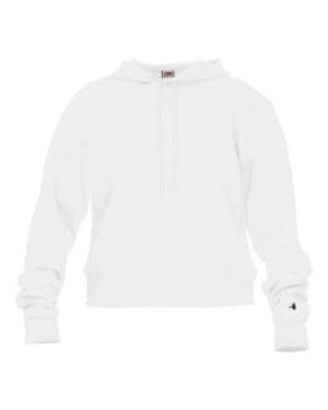 Badger 1261 women's crop hooded sweatshirt