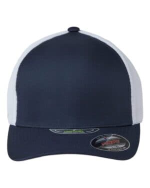 TRUE NAVY/ WHITE Flexfit 5511UP unipanel trucker cap