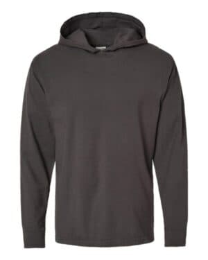 GDH280 garment-dyed jersey hooded long sleeve t-shirt