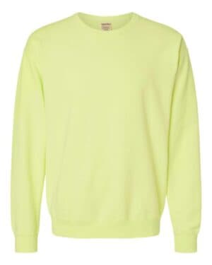 CHIC LIME Comfortwash by hanes GDH400 garment-dyed crewneck sweatshirt