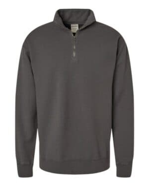 Comfortwash by hanes GDH425 garment-dyed quarter-zip sweatshirt