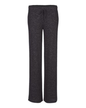 BLACK HEATHER Boxercraft L10 women's cuddle fleece wide leg pants