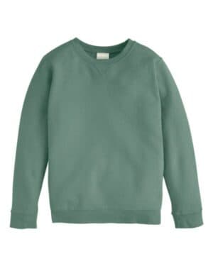 CYPRESS GREEN Comfortwash by hanes GDH475 garment-dyed youth crewneck sweatshirt