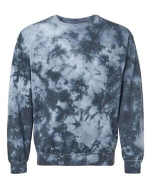 BLACK CRYSTAL Dyenomite 681VR blended tie-dyed crewneck sweatshirt