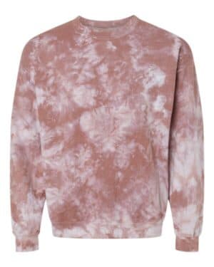 Dyenomite 681VR blended tie-dyed crewneck sweatshirt