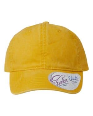 SUNSET YELLOW/ POLKA DOTS CASSIE women's pigment-dyed with fashion undervisor cap