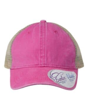 ROSE/ POLKA DOTS Infinity her TESS women's washed mesh-back cap