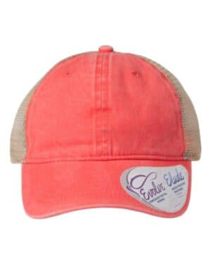 SHERBET/ STRIPES Infinity her TESS women's washed mesh-back cap