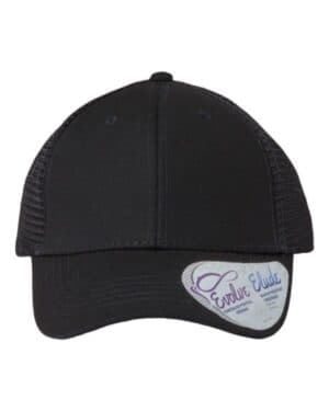 BLACK/ BLACK Infinity her CHARLIE women's modern trucker cap