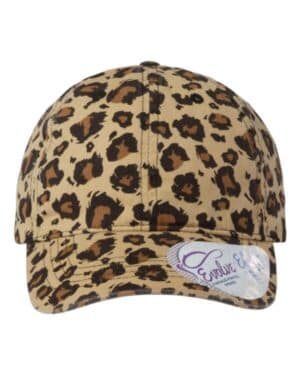 LEOPARD Infinity her HATTIE women's garment-washed fashion print cap