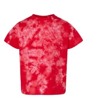 RED Dyenomite 330CR toddler crystal tie-dyed t-shirt