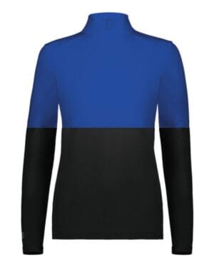BLACK/ ROYAL Holloway 223700 women's momentum team quarter-zip pullover