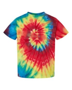 Dyenomite 330MS toddler spiral tie-dyed t-shirt
