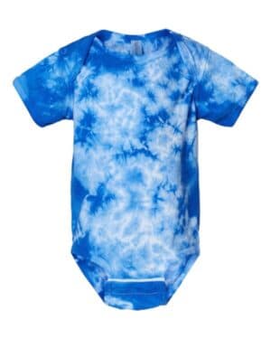 Dyenomite 340CR infant crystal tie-dyed onesie