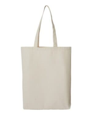 RECYCLED NATURAL OAD106R midweight recycled gusseted tote