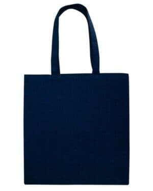 HEATHER NAVY OAD113R midweight recycled tote bag