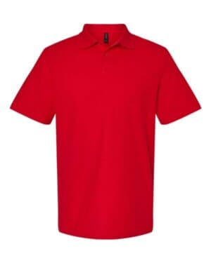 CHERRY RED Gildan 64800 softstyle pique polo
