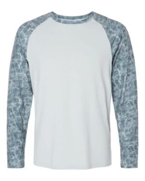 GREY WATER Paragon 231 panama colorblocked long sleeve t-shirt