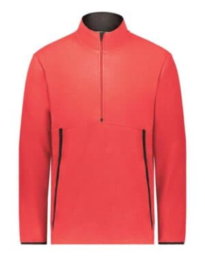 SCARLET 6856 eco revive youth polar fleece quarter-zip pullover