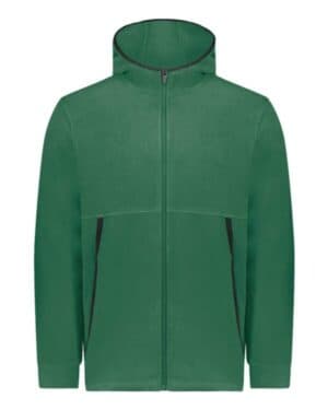 6858 eco revive polar fleece hooded full-zip jacket