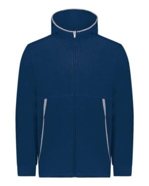 6858 eco revive polar fleece hooded full-zip jacket