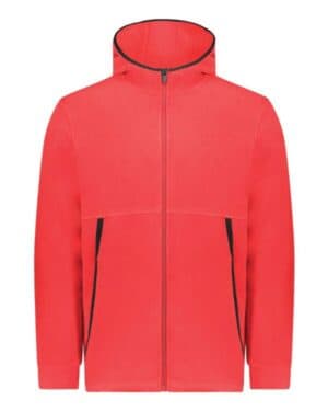 SCARLET 6859 eco revive youth polar fleece hooded full-zip jacket