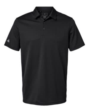 BLACK Adidas A580 micro pique polo