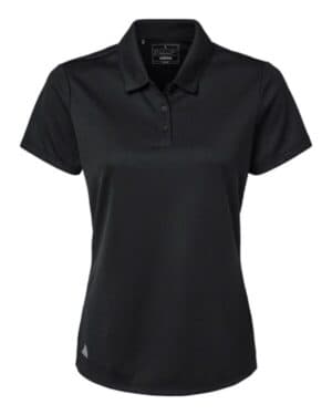 BLACK Adidas A581 women's micro pique polo