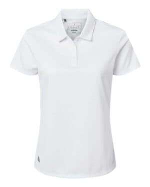 WHITE Adidas A581 women's micro pique polo