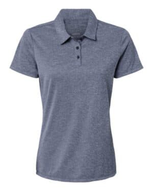COLLEGIATE NAVY MELANGE Adidas A583 women's heathered polo