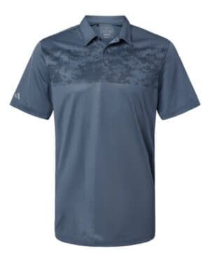Adidas A585 camo chest print polo