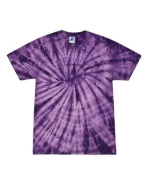 SPIDER PURPLE Colortone 1000Y youth multi-color tie-dyed t-shirt