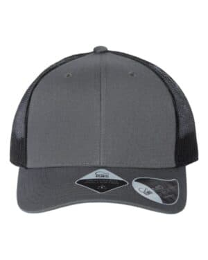 DARK GREY/ BLACK Atlantis headwear BRYCE sustainable trucker cap