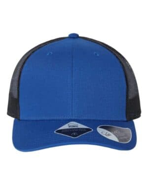 ROYAL/ BLACK Atlantis headwear BRYCE sustainable trucker cap