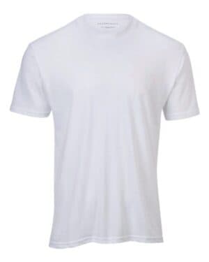 WHITE Boxercraft BM2102 tri-blend t-shirt