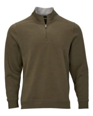 OLIVE Boxercraft BM5202 fleece quarter-zip pullover